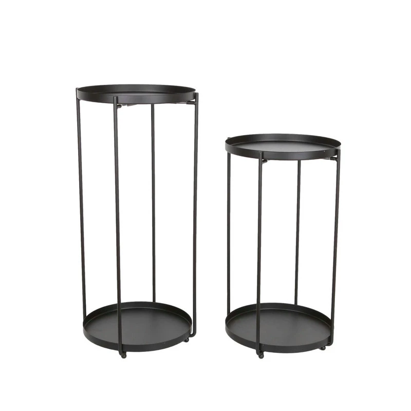 2-Layers Metal Side Table