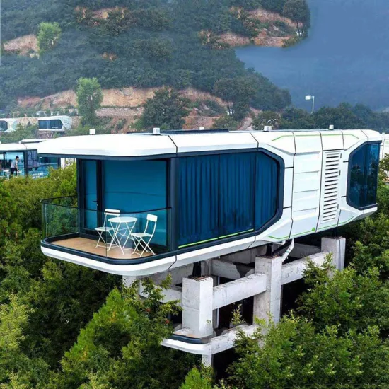 Piccola camera d'albergo prefabbricata modulare della piccola casa container romantica sull'oceano in vendita